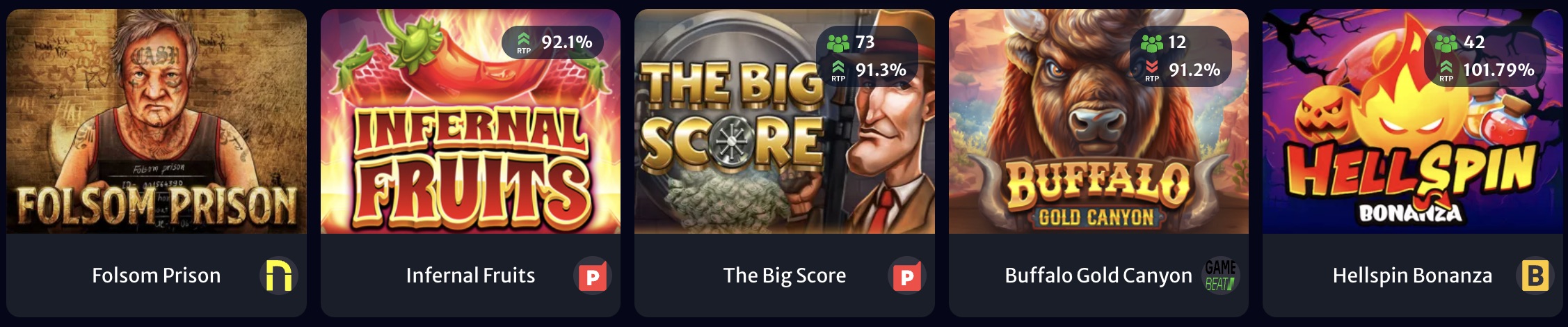HellSpin Casino Slots Games